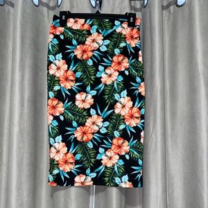 Tropical Pencil Skirt